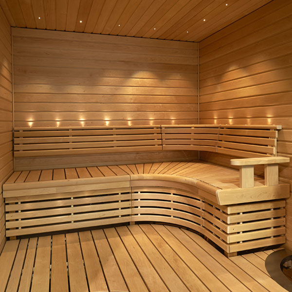 banquette pour sauna