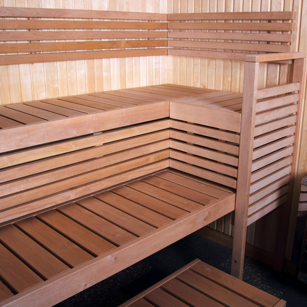 banquette pour sauna