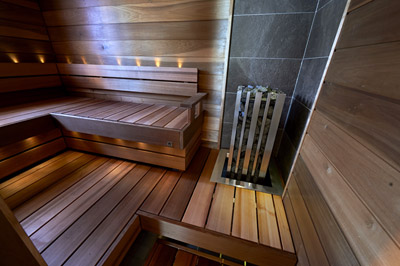 Banquettes de sauna